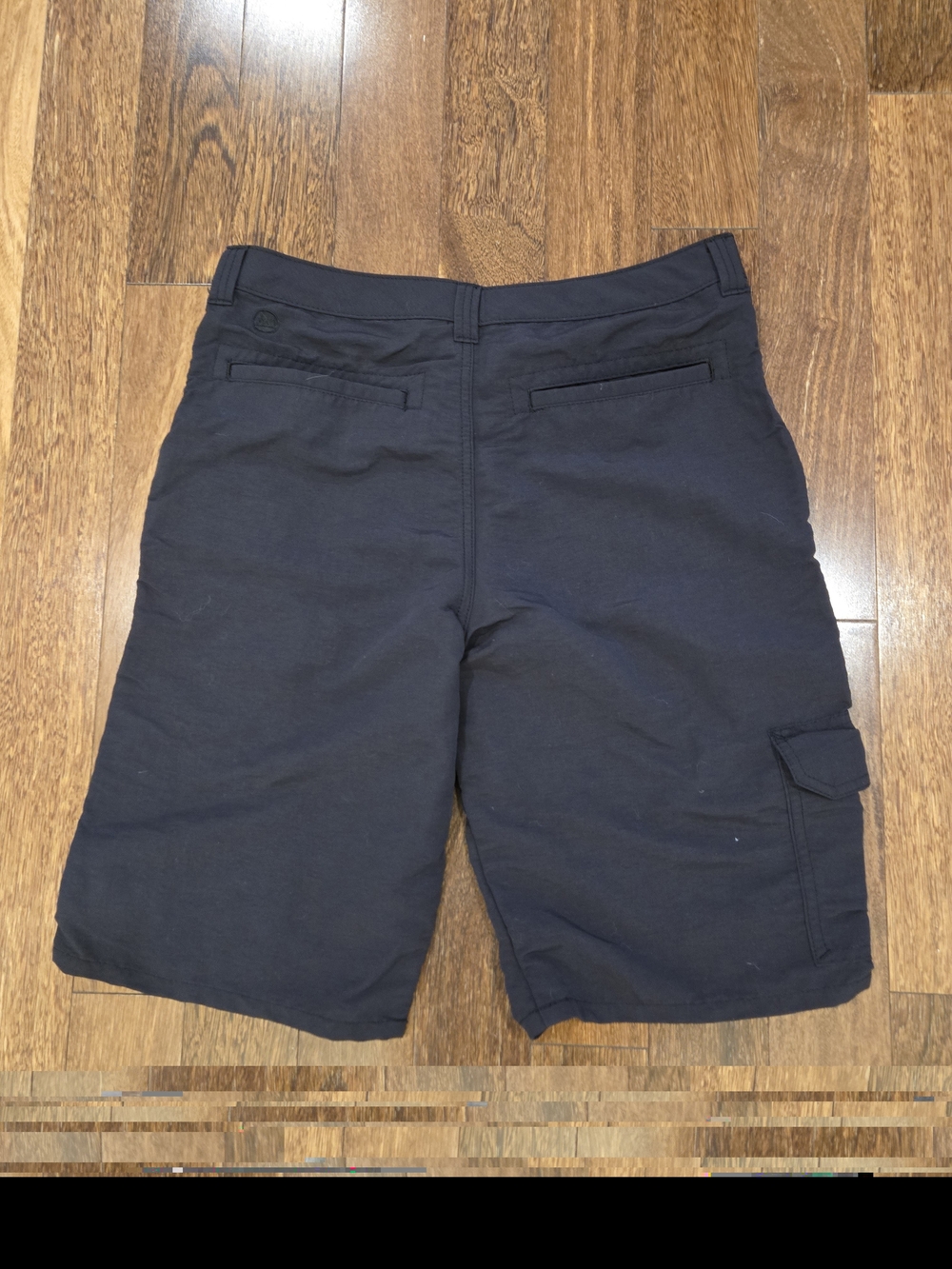 Wrangler Black Cargo Shorts with Utility Pockets